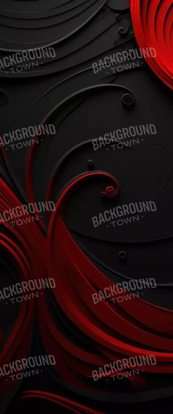 Scarlet And Onyx Quill I 5’X12’ Ultracloth For Westcott X-Drop (60 X 144 Inch) Backdrop