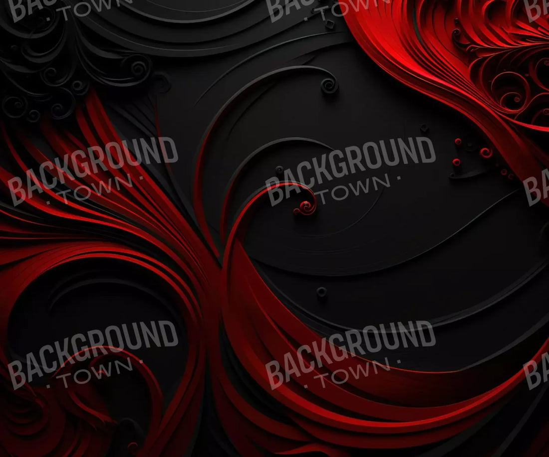 Scarlet And Onyx Quill I 5’X4’2 Fleece (60 X 50 Inch) Backdrop
