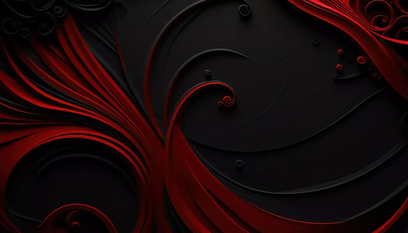 Scarlet And Onyx Quill I 14’X8’ Ultracloth (168 X 96 Inch) Backdrop