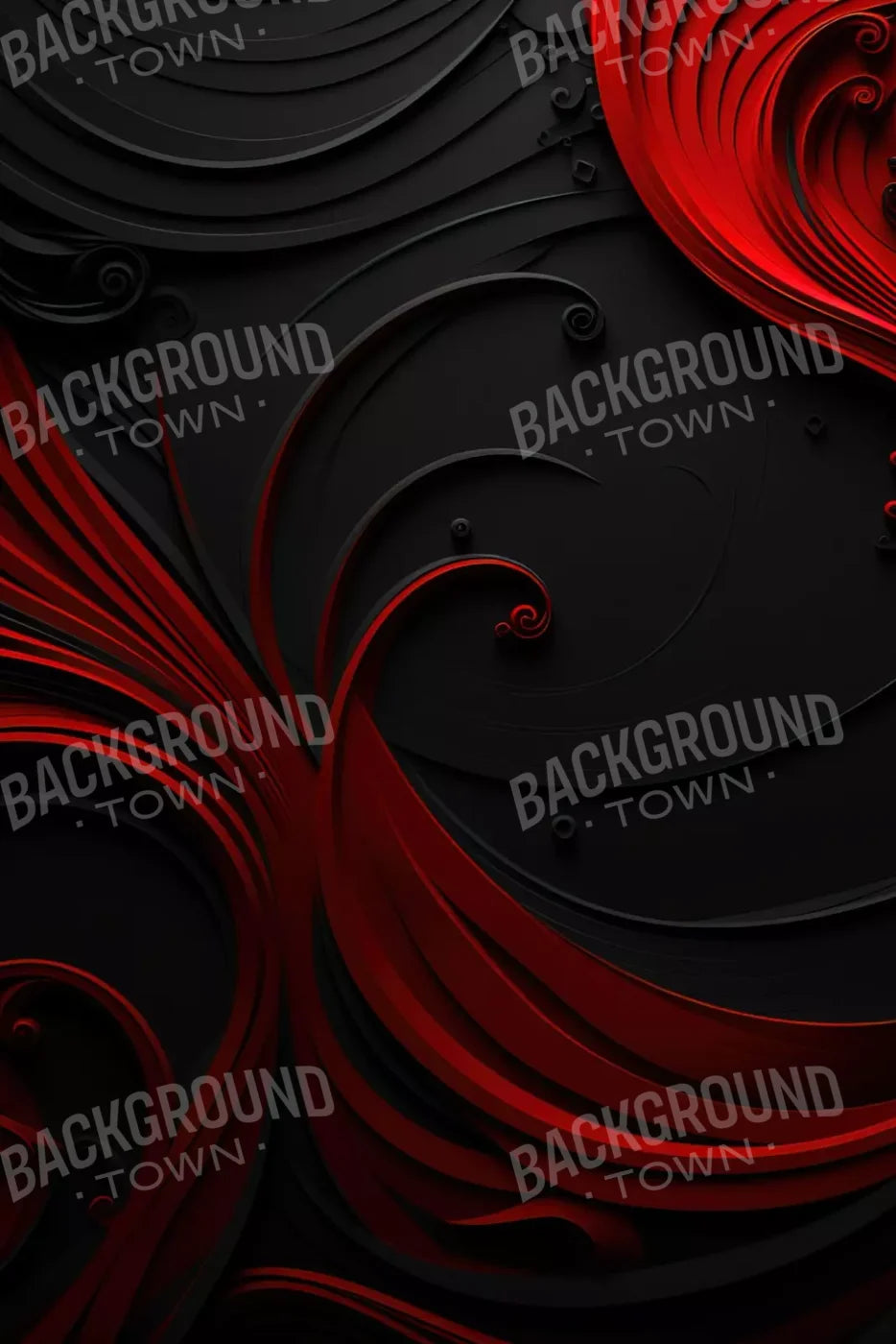 Scarlet And Onyx Quill I 8’X12’ Ultracloth (96 X 144 Inch) Backdrop
