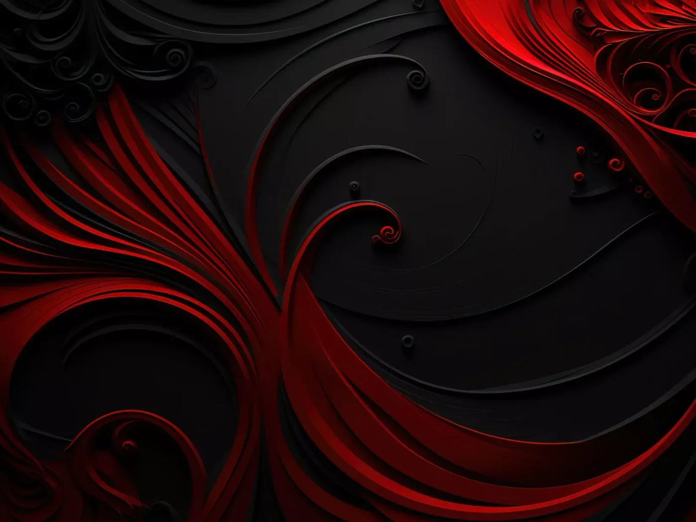 Scarlet And Onyx Quill I 8’X6’ Fleece (96 X 72 Inch) Backdrop