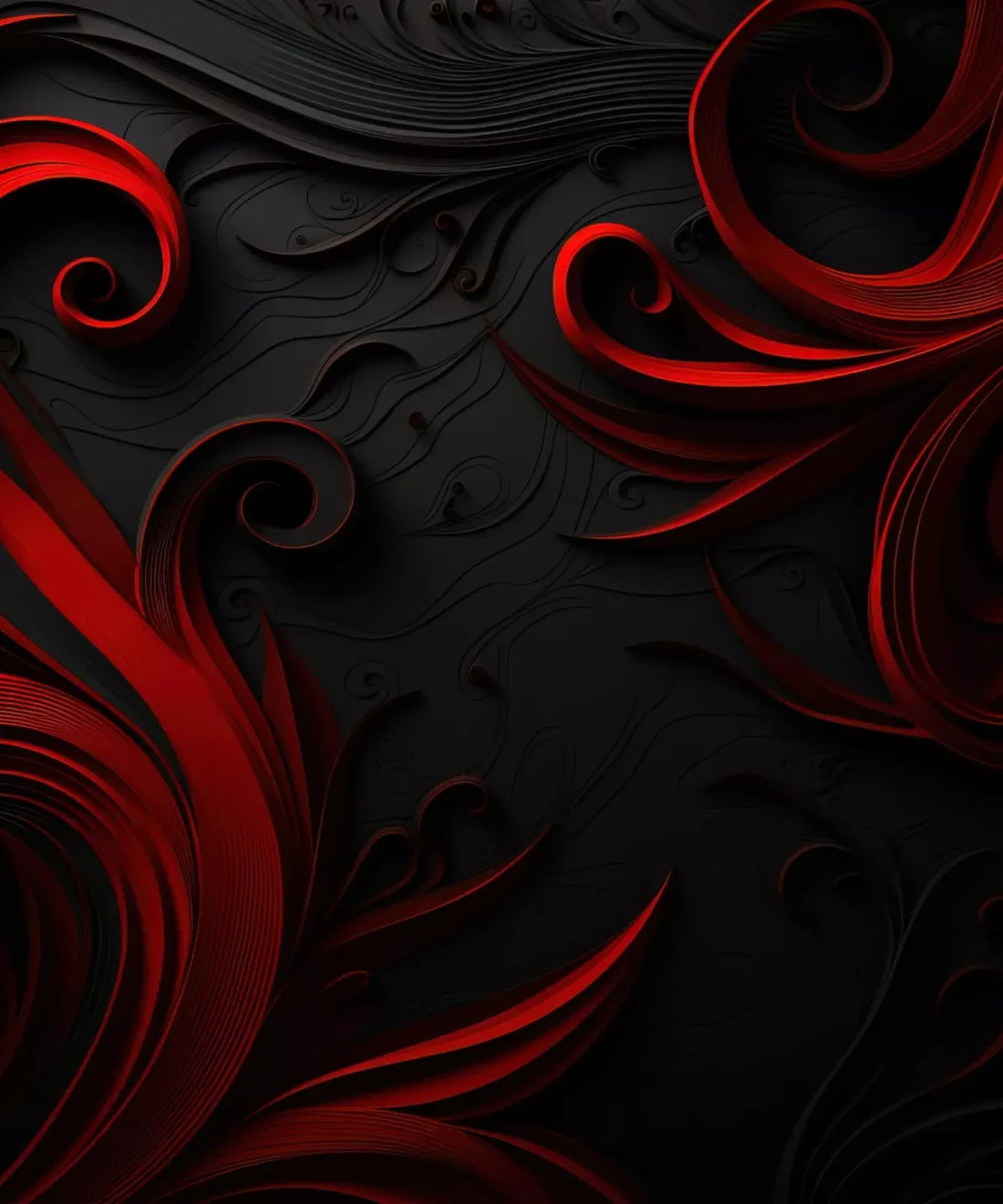 Red, Black Backdrop for Photography