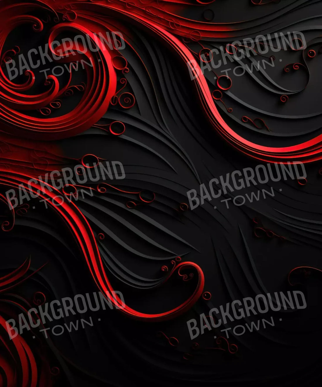 Red, Black Backdrop for Photography