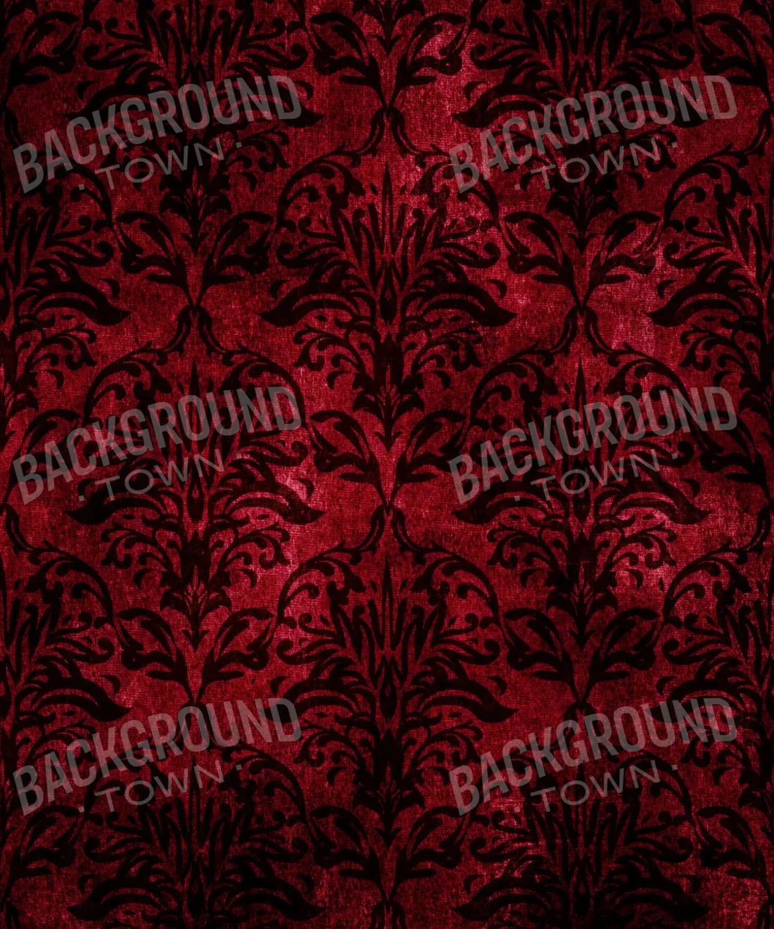 Red Damask Backdrop for Photography