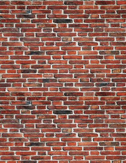 Solid Brick 6’X8’ Fleece (72 X 96 Inch) Backdrop