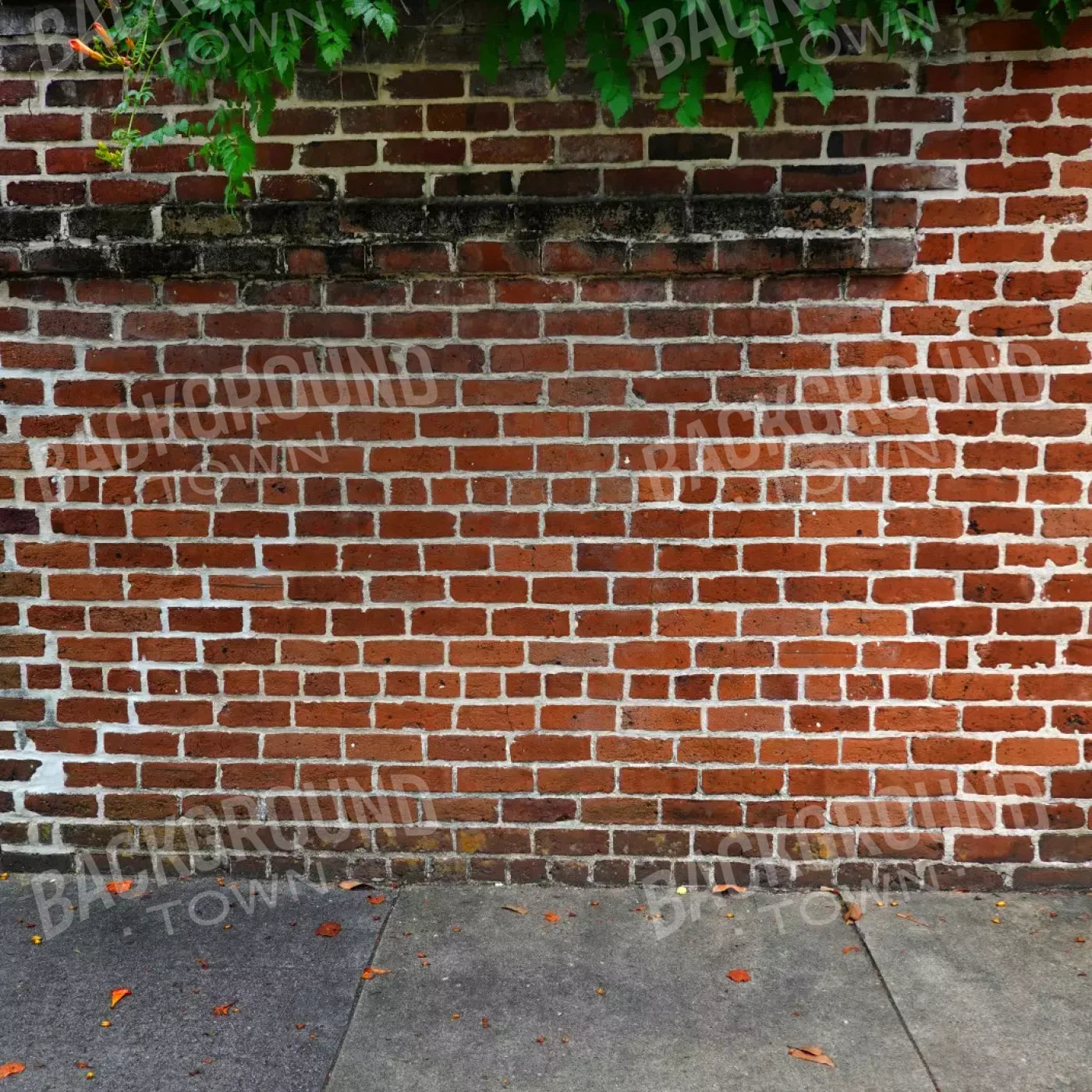 Schoolyard Brick Sweep 10X10 Ultracloth ( 120 X Inch ) Backdrop