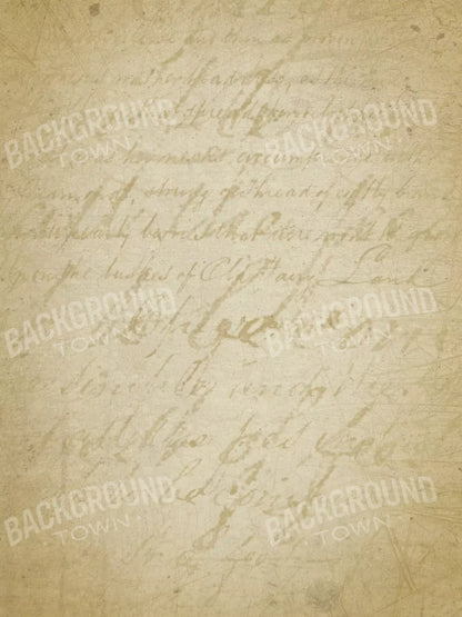 Script 5X68 Fleece ( 60 X 80 Inch ) Backdrop