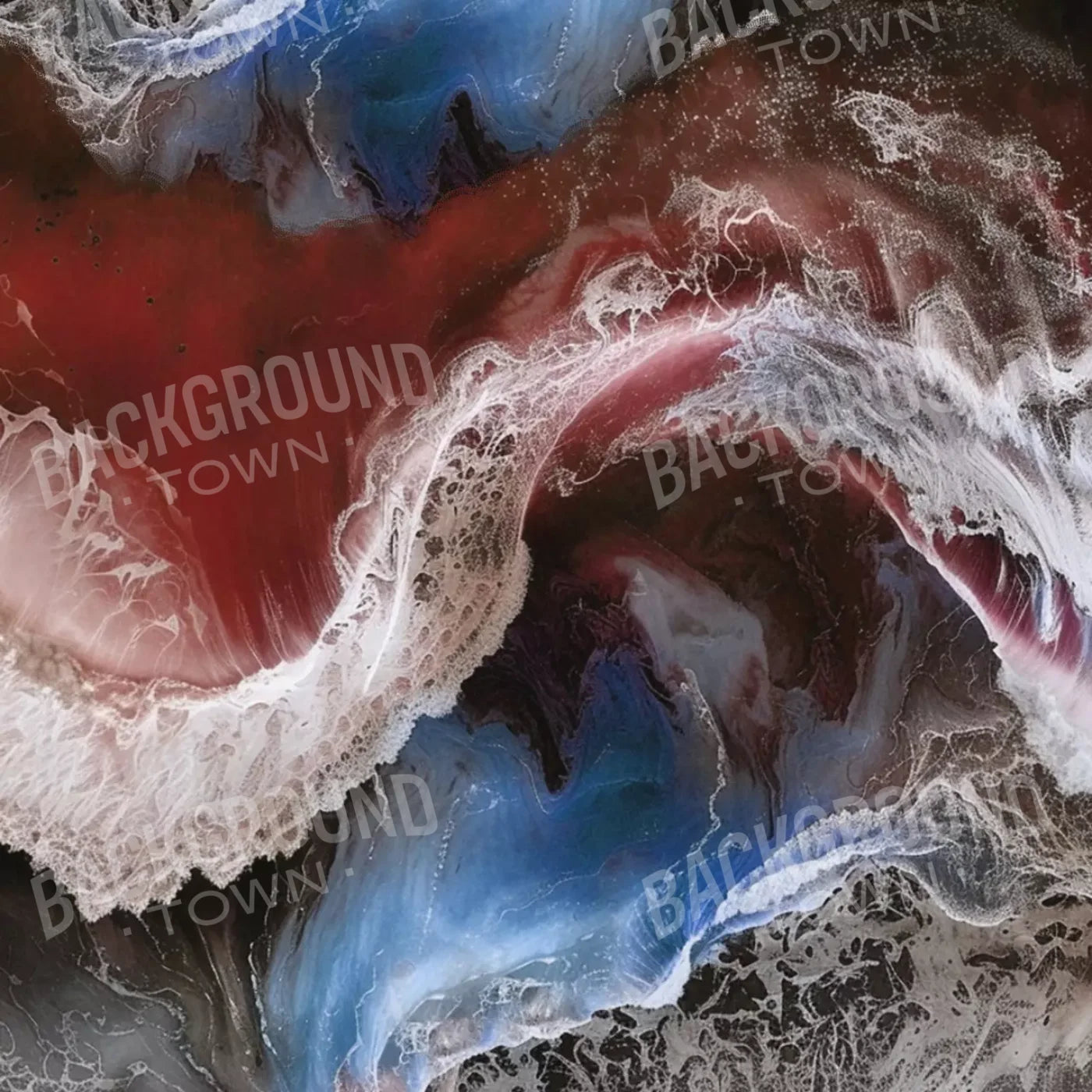 Sea Of Patriots 10’X10’ Ultracloth (120 X Inch) Backdrop