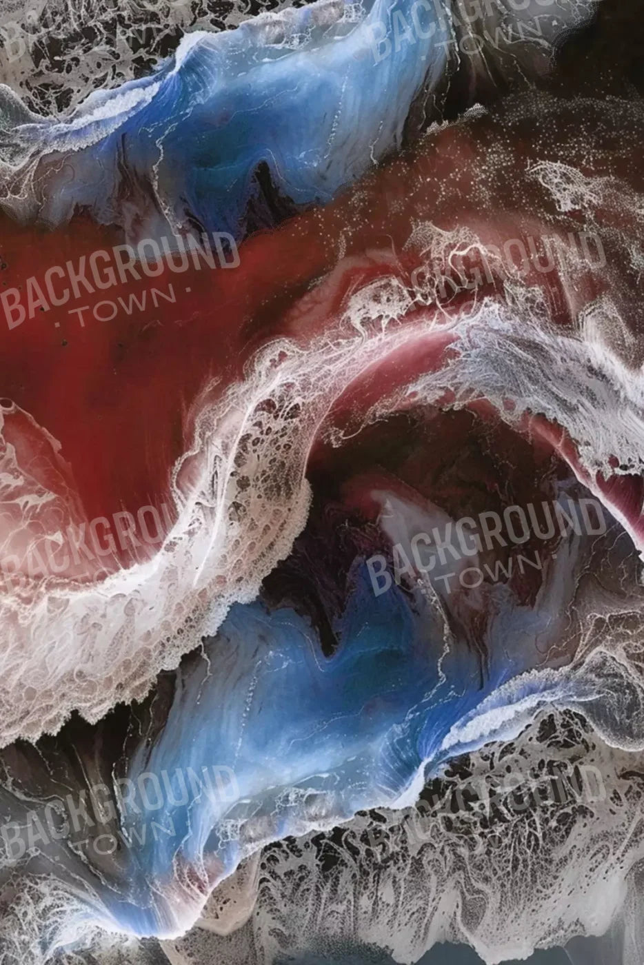 Sea Of Patriots 8’X12’ Ultracloth (96 X 144 Inch) Backdrop