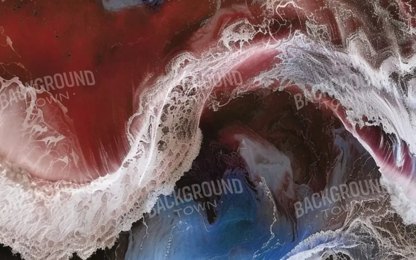 Sea Of Patriots 8’X5’ Ultracloth (96 X 60 Inch) Backdrop