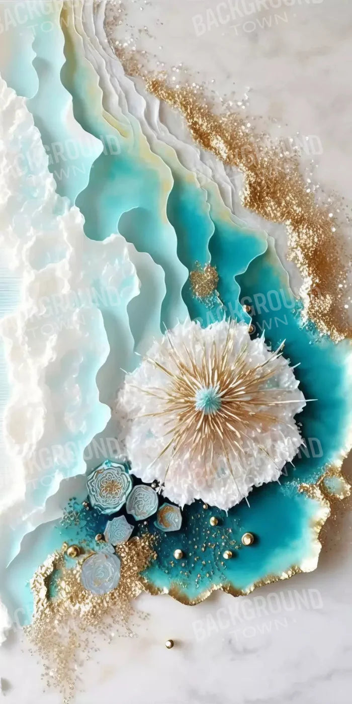 Seaside Abstract Light 10X20 Ultracloth ( 120 X 240 Inch ) Backdrop