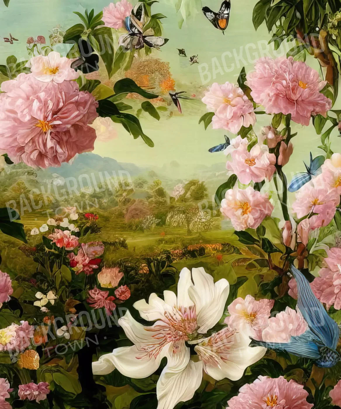 floral Backdrop for Photography