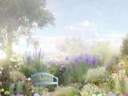 Secret Garden 1 68X5 Fleece ( 80 X 60 Inch ) Backdrop