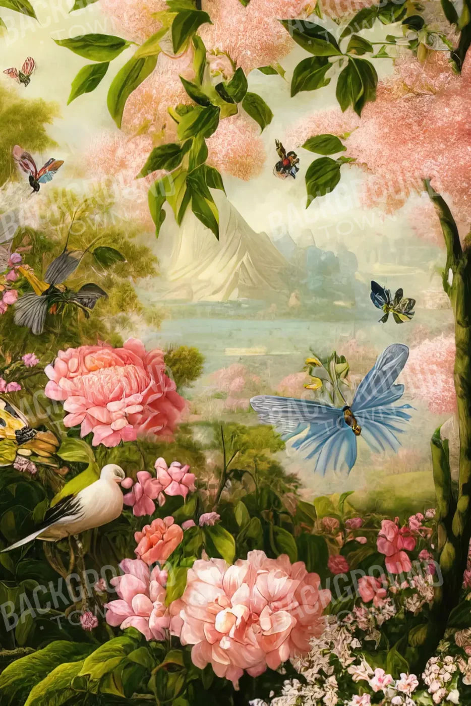 Secret Garden 2 5X8 Ultracloth ( 60 X 96 Inch ) Backdrop