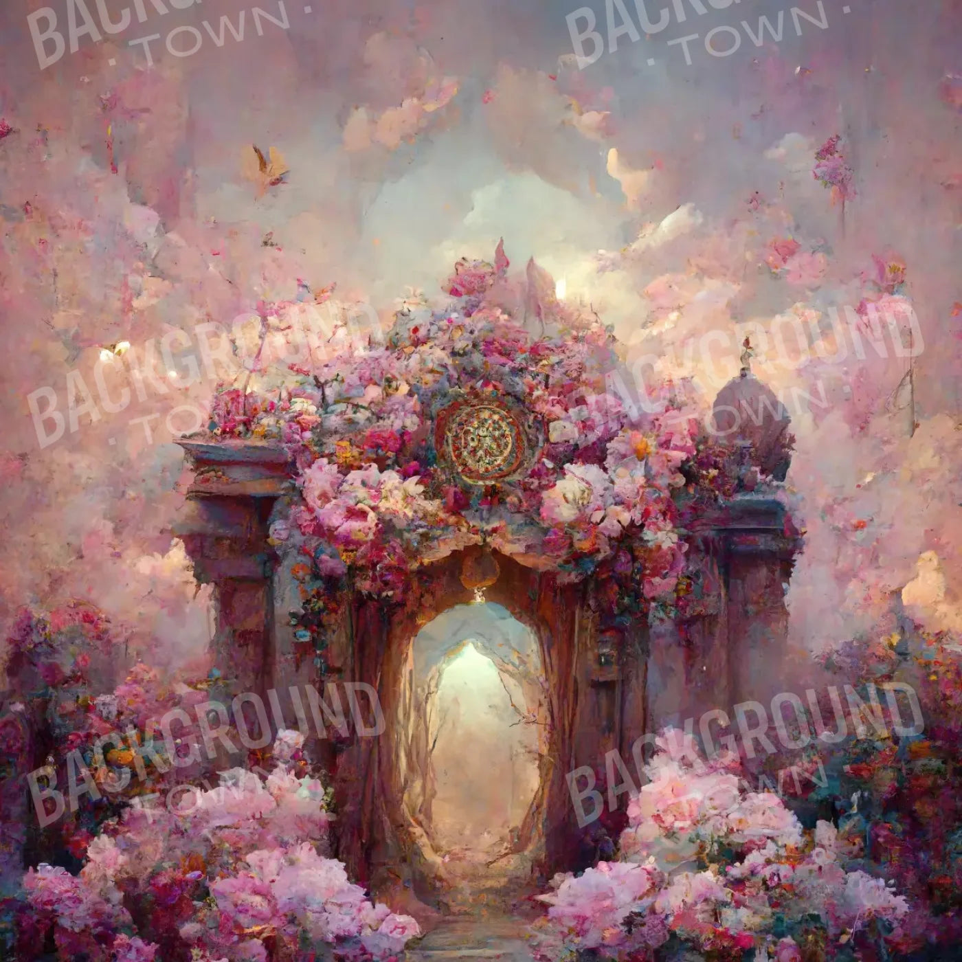 Secret Garden Entrance 10’X10’ Ultracloth (120 X Inch) Backdrop