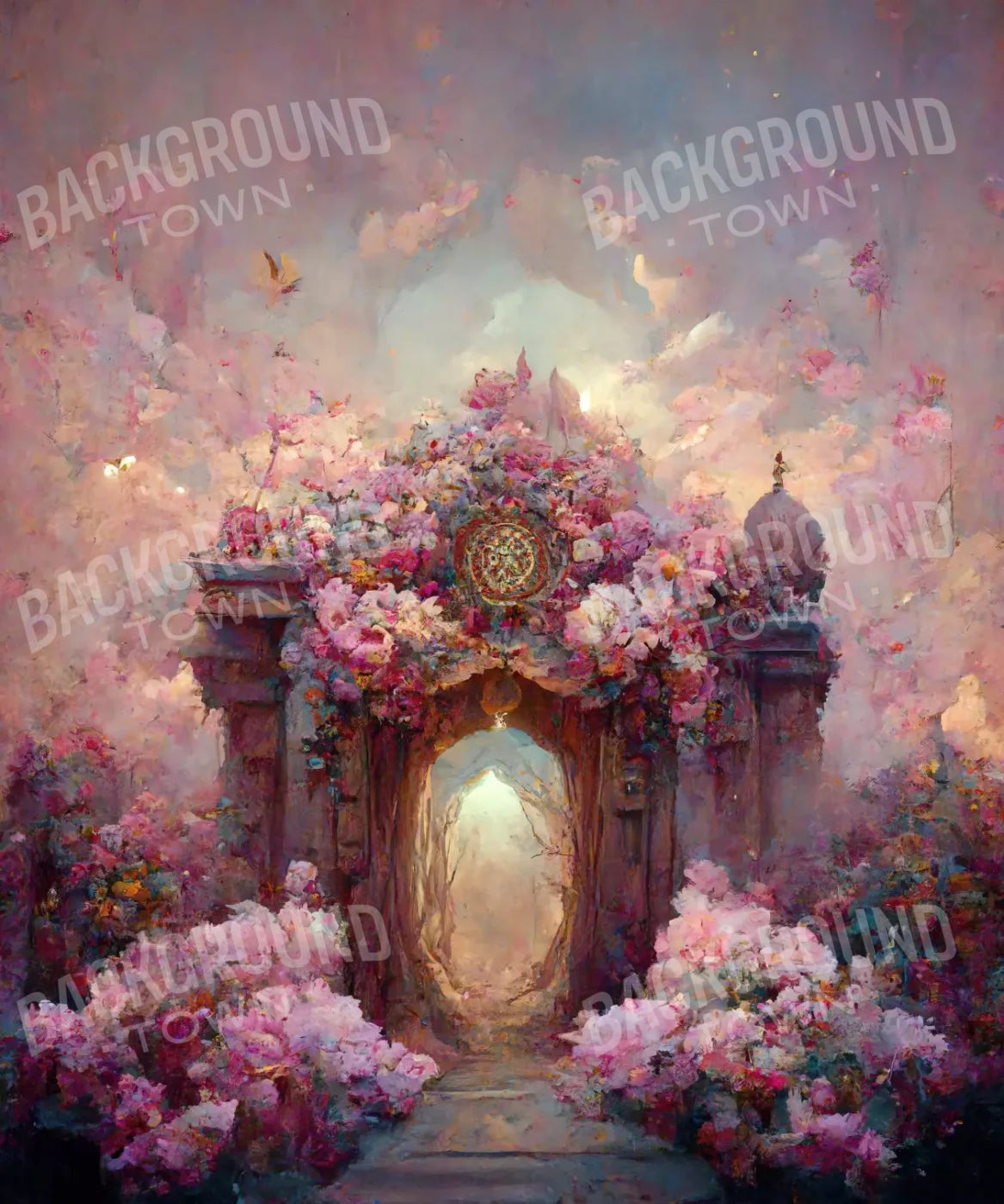 Secret Garden Entrance 10’X12’ Ultracloth (120 X 144 Inch) Backdrop