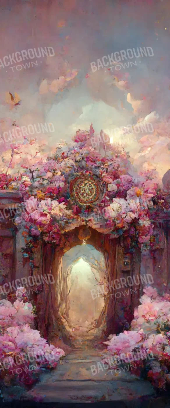 Secret Garden Entrance 5’X12’ Ultracloth For Westcott X-Drop (60 X 144 Inch) Backdrop