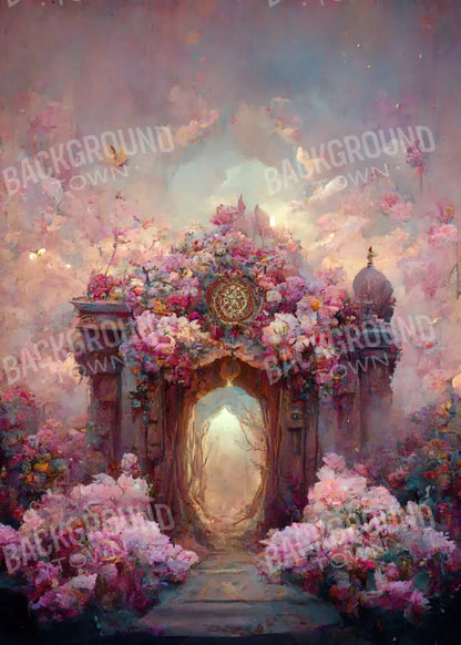 Secret Garden Entrance 5’X7’ Ultracloth (60 X 84 Inch) Backdrop