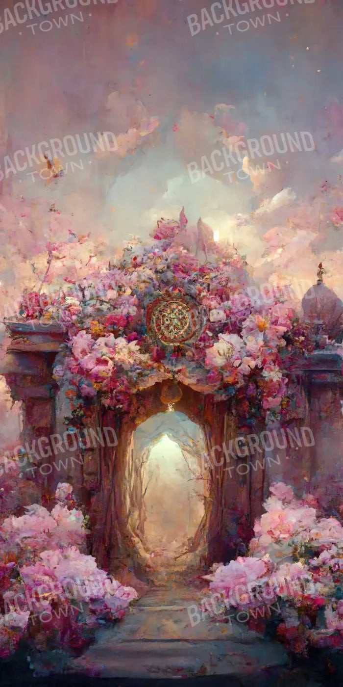 Secret Garden Entrance 8’X16’ Ultracloth (96 X 192 Inch) Backdrop