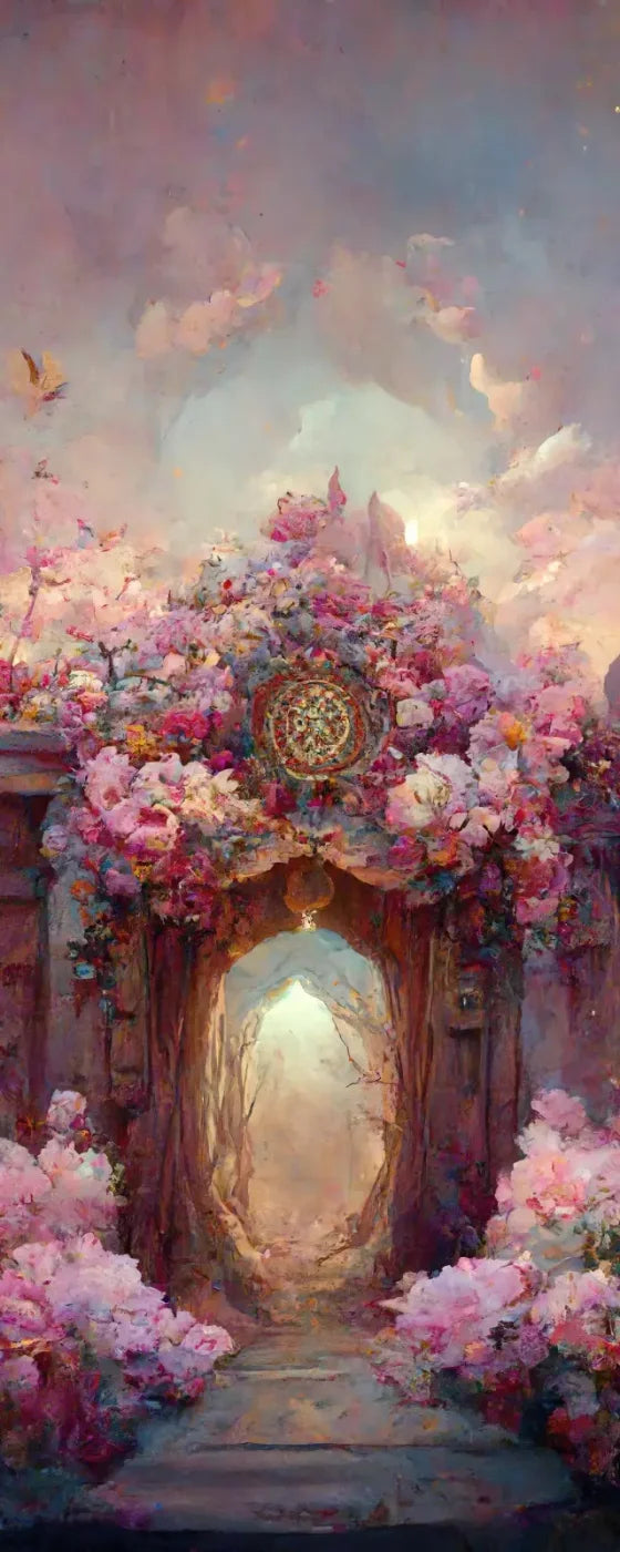 Secret Garden Entrance 8’X20’ Ultracloth (96 X 240 Inch) Backdrop