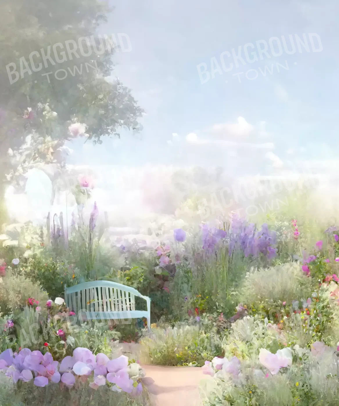 flower garden Backdrop for Photography