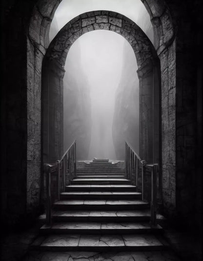 Secret Passage 6X8 Fleece ( 72 X 96 Inch ) Backdrop