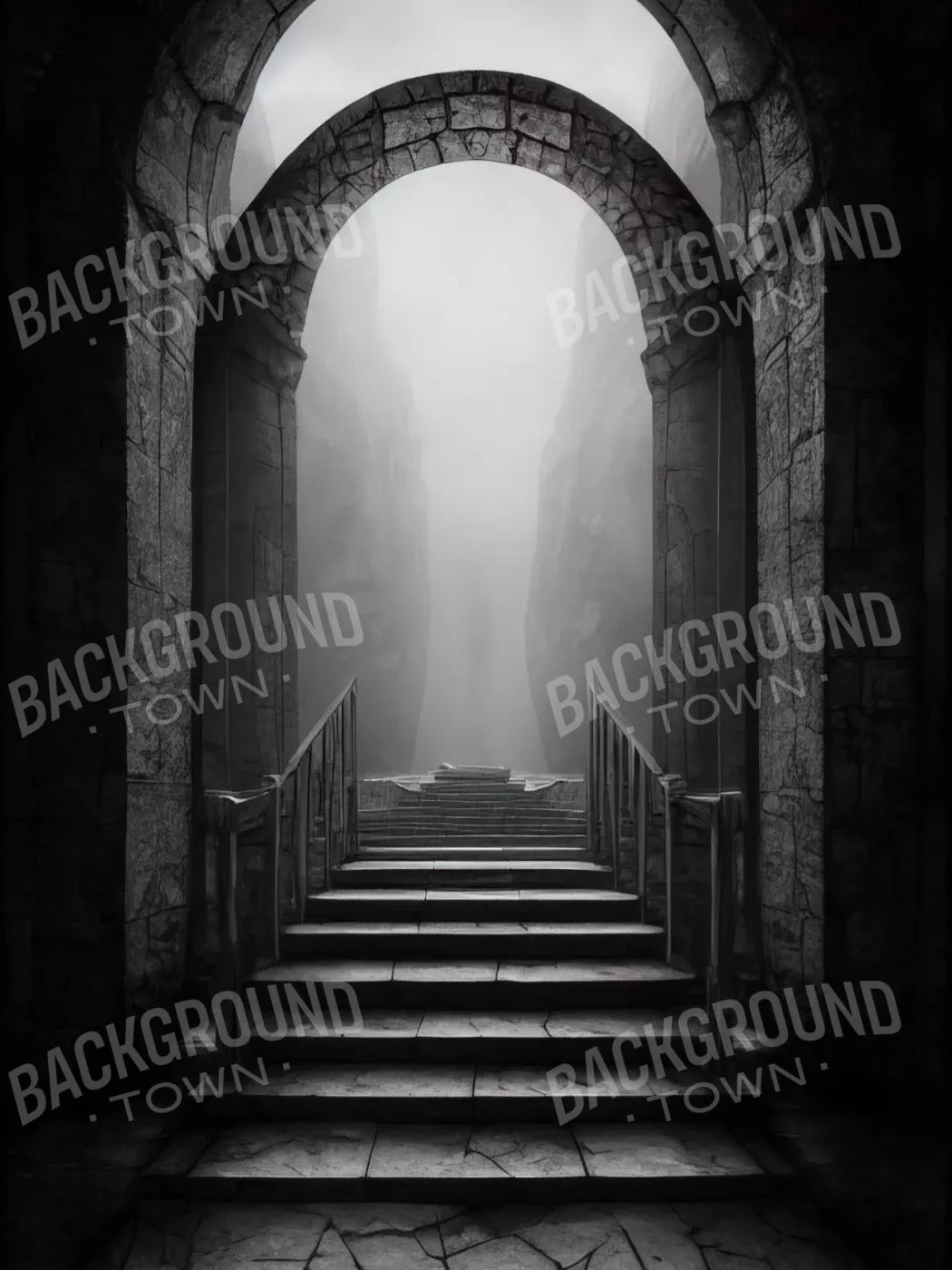 Secret Passage 8X10 Fleece ( 96 X 120 Inch ) Backdrop