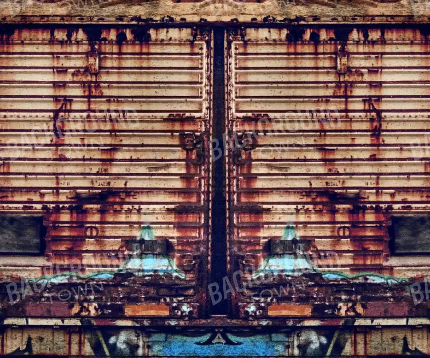 Brown Steel and Metal Backdrop for Photography