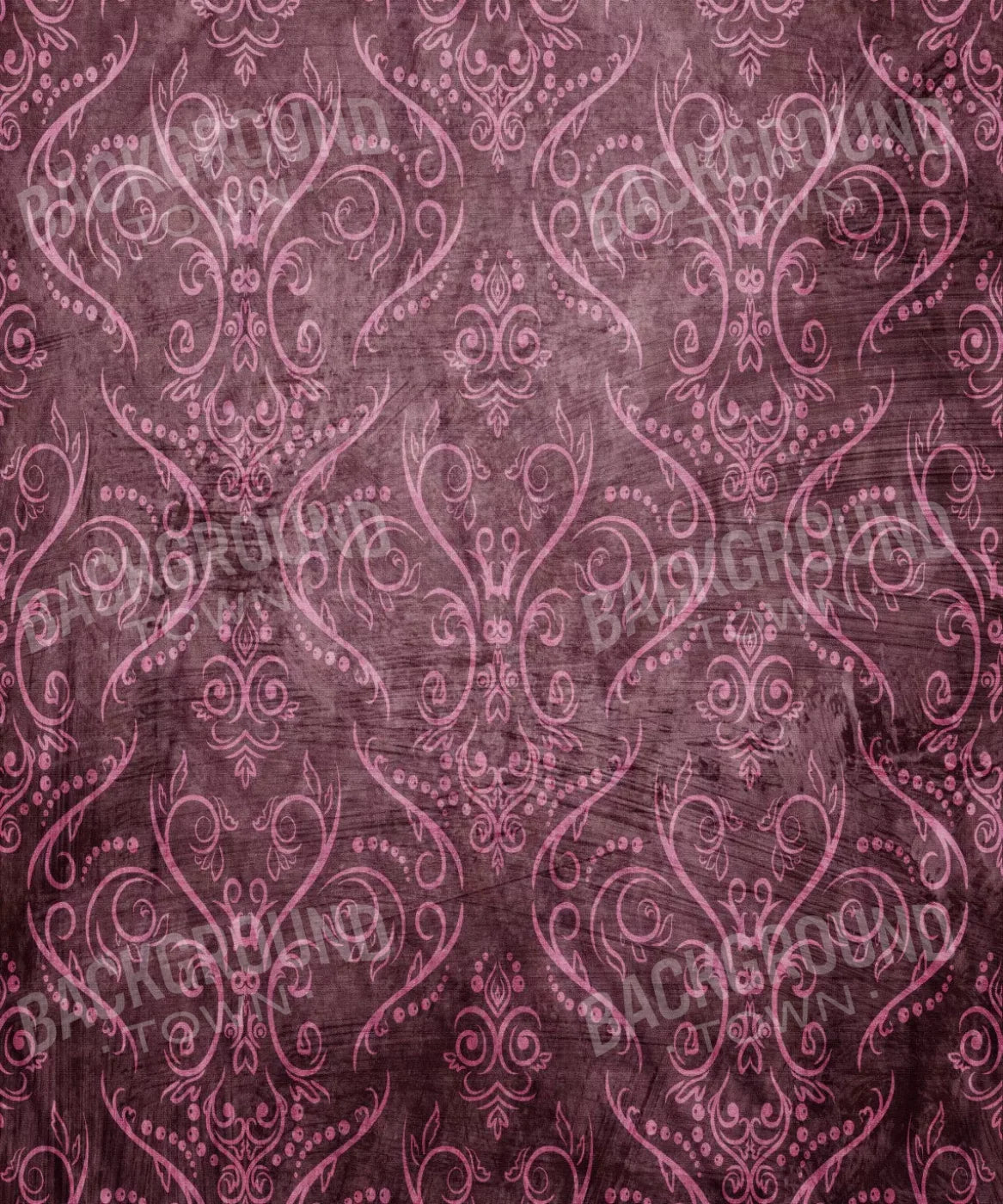 Pink Damask Backdrop for Photography