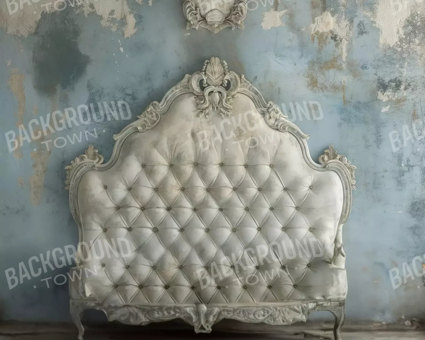 Shabby Chic Bedroom Wall 10’X8’ Fleece (120 X 96 Inch) Backdrop