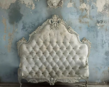 Shabby Chic Bedroom Wall 10’X8’ Fleece (120 X 96 Inch) Backdrop