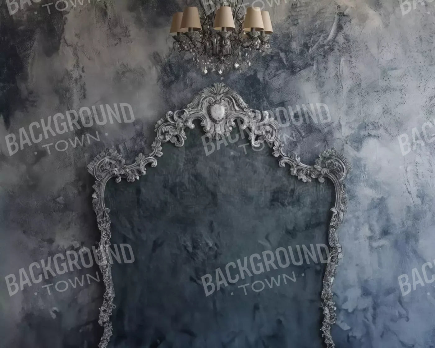 Shabby Chic Bedroom Wall I 10’X8’ Fleece (120 X 96 Inch) Backdrop