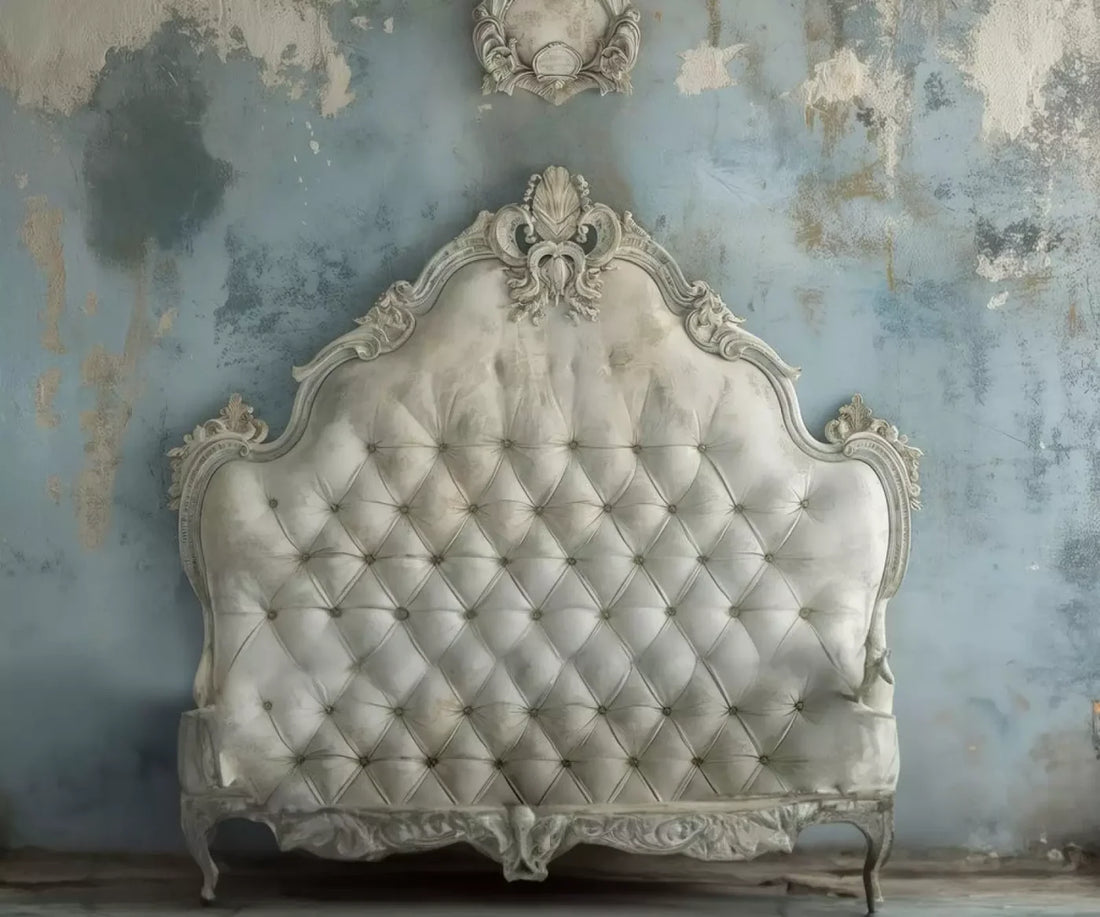 Shabby Chic Bedroom Wall 5’X4’2 Fleece (60 X 50 Inch) Backdrop
