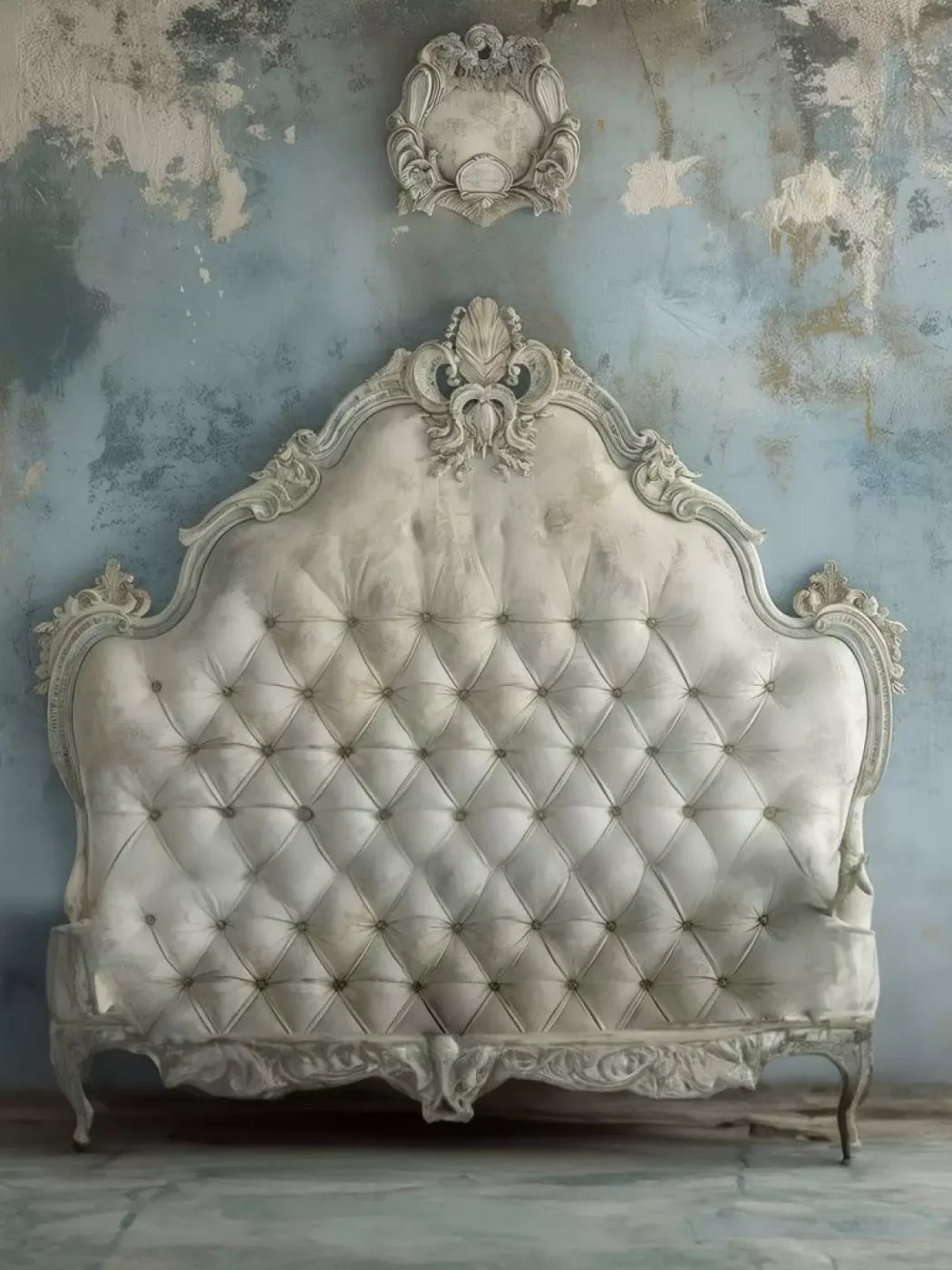 Shabby Chic Bedroom Wall 6’X8’ Fleece (72 X 96 Inch) Backdrop