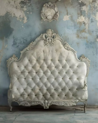 Shabby Chic Bedroom Wall 8’X10’ Fleece (96 X 120 Inch) Backdrop