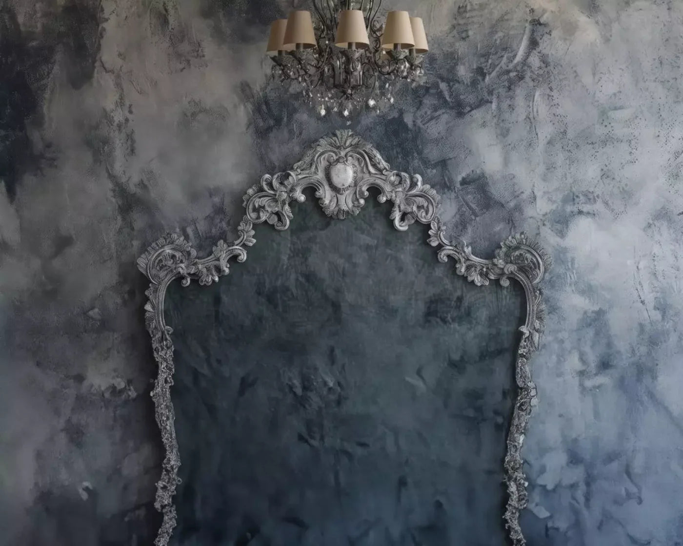 Shabby Chic Bedroom Wall I 10’X8’ Fleece (120 X 96 Inch) Backdrop