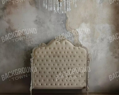 Shabby Chic Bedroom Wall Iv 10’X8’ Fleece (120 X 96 Inch) Backdrop