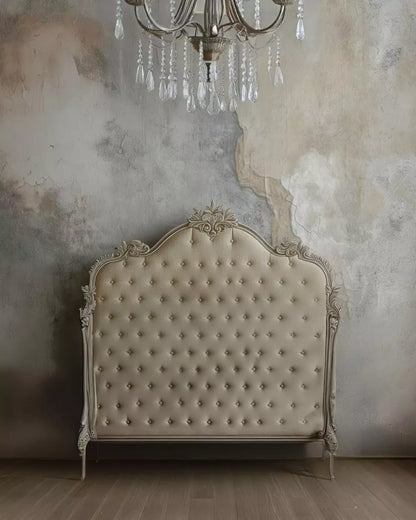 Shabby Chic Bedroom Wall Iv 8’X10’ Fleece (96 X 120 Inch) Backdrop