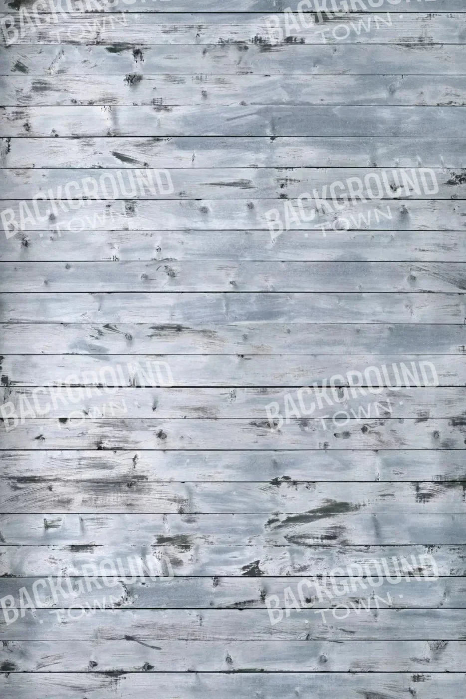 Shabby Chic Blue Rubbermat Floor 4X5 ( 48 X 60 Inch )