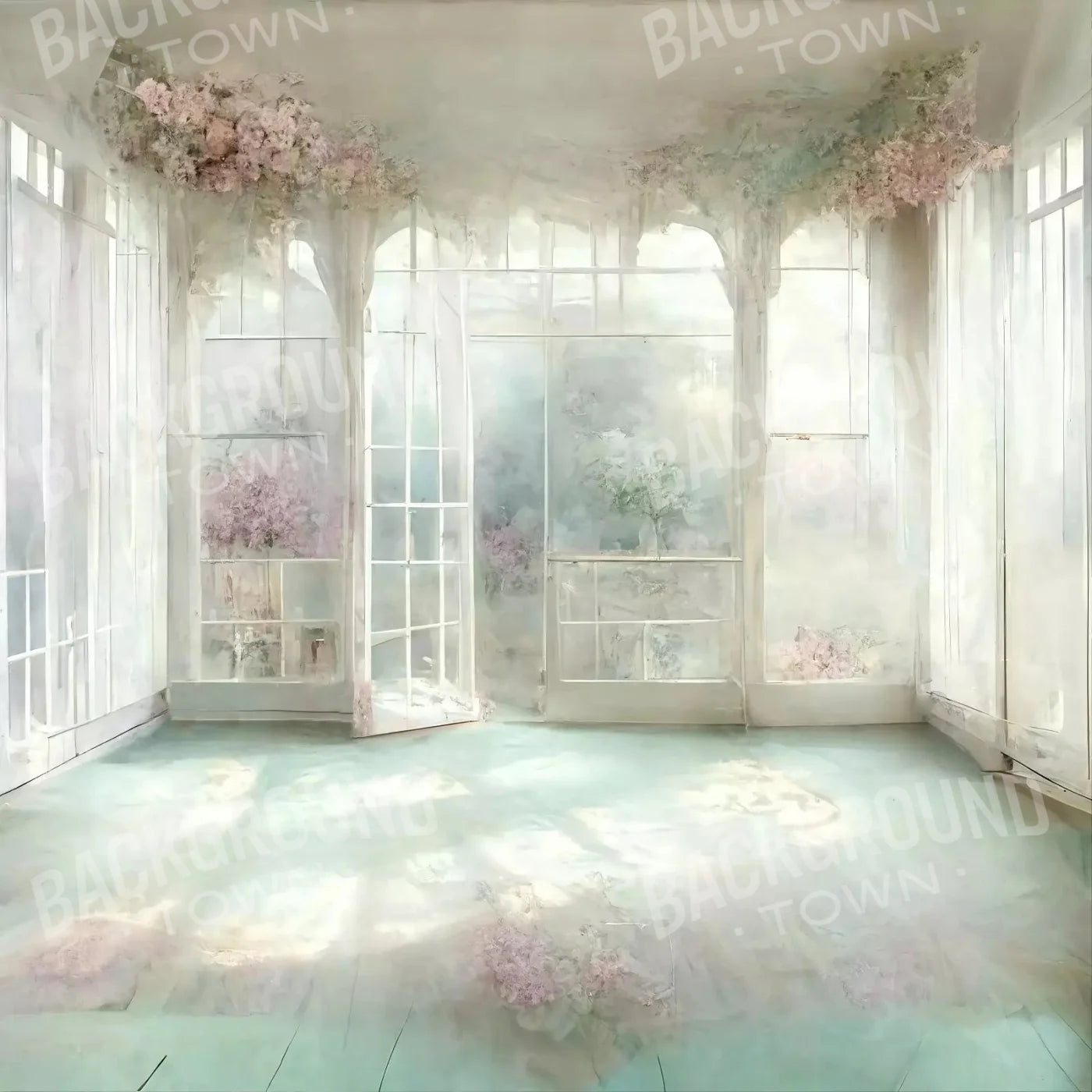 Shabby Chic Sunroom I 10X10 Ultracloth ( 120 X Inch ) Backdrop