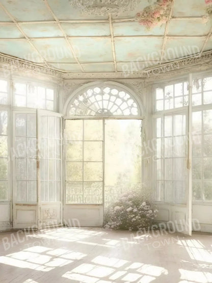 Shabby Chic Sunroom Ii 5X68 Fleece ( 60 X 80 Inch ) Backdrop