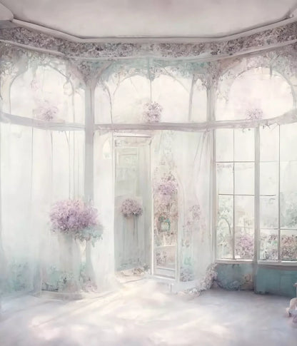Shabby Chic Sunroom V 10’X12’ Ultracloth (120 X 144 Inch) Backdrop