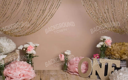 Shabby Pink One 14X9 Ultracloth ( 168 X 108 Inch ) Backdrop