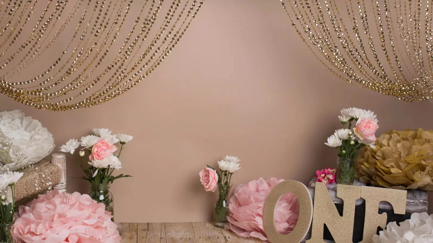 Shabby Pink One 14X8 Ultracloth ( 168 X 96 Inch ) Backdrop