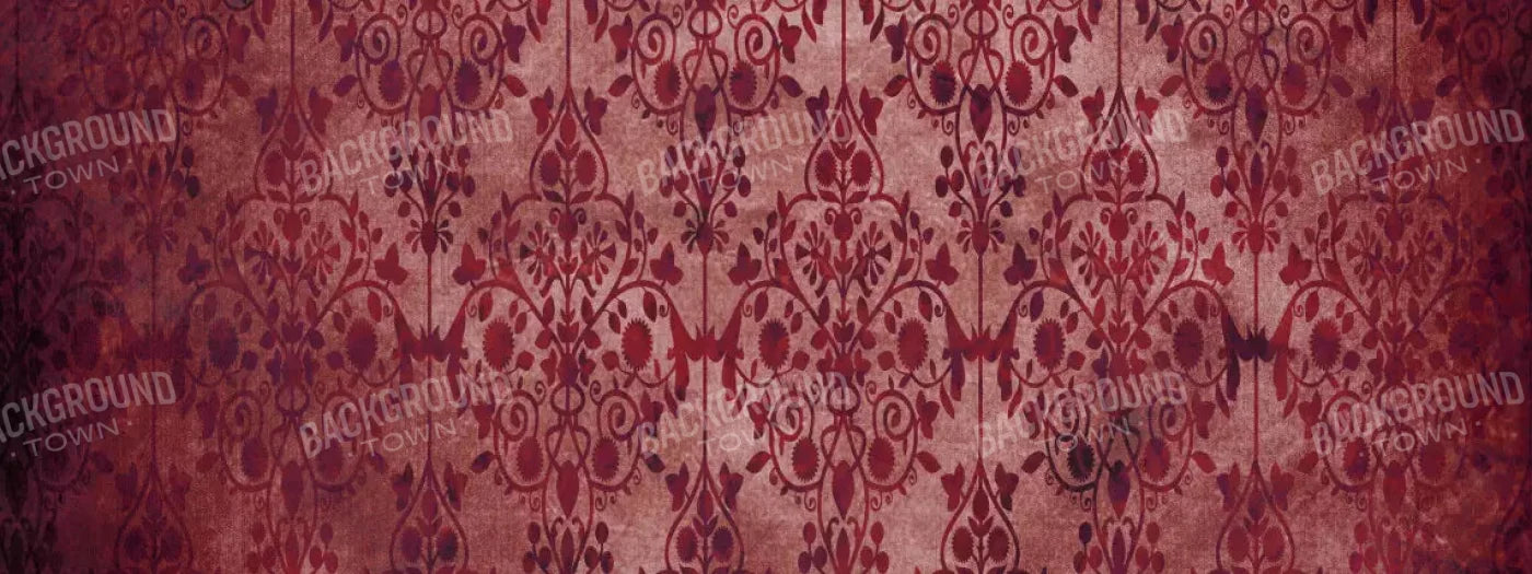 Shabby Red 20X8 Ultracloth ( 240 X 96 Inch ) Backdrop