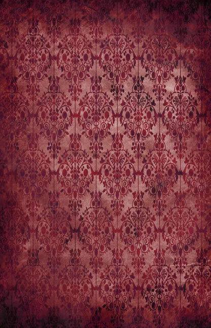 Shabby Red 8X12 Ultracloth ( 96 X 144 Inch ) Backdrop