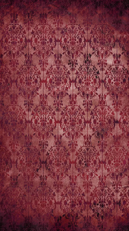 Shabby Red 8X14 Ultracloth ( 96 X 168 Inch ) Backdrop