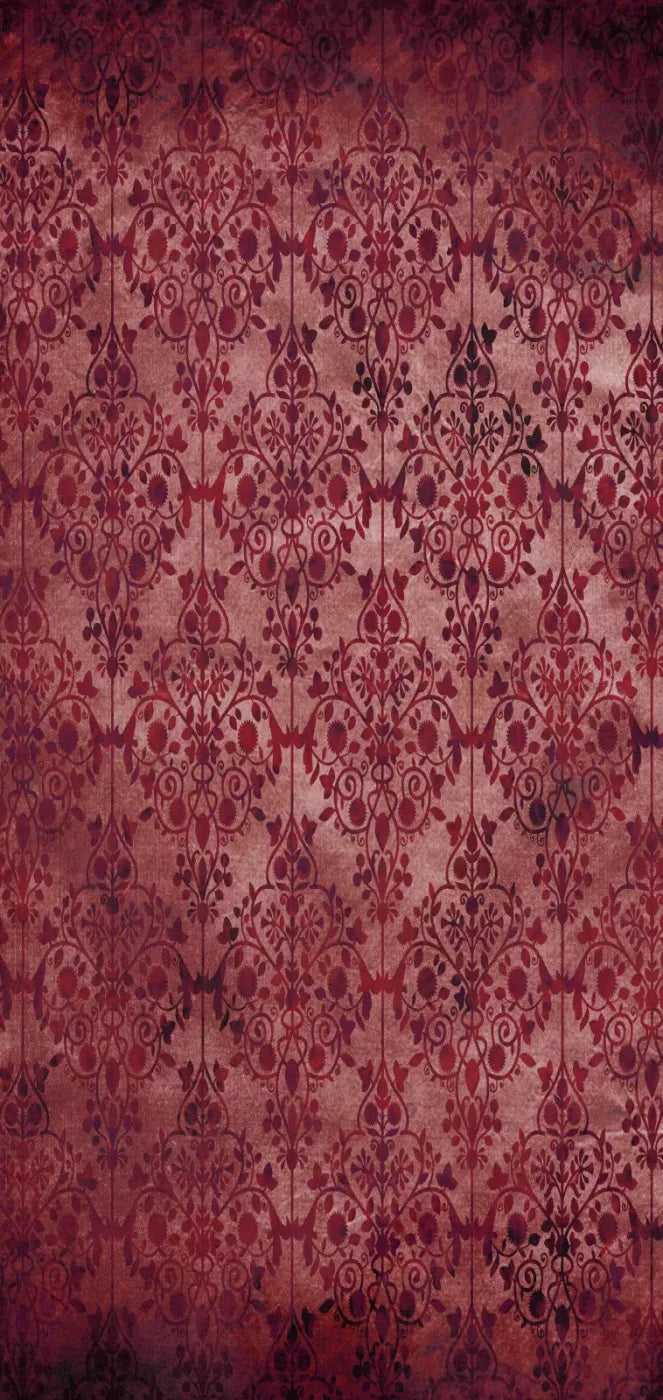 Shabby Red 8X16 Ultracloth ( 96 X 192 Inch ) Backdrop