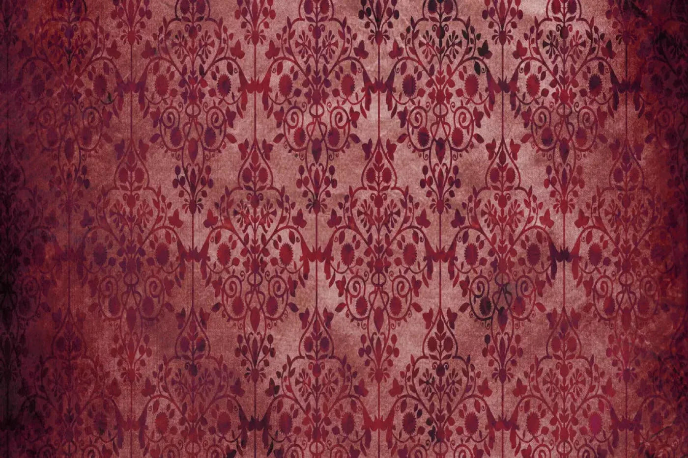 Shabby Red 8X5 Ultracloth ( 96 X 60 Inch ) Backdrop