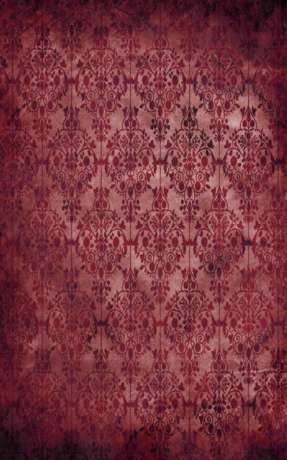 Shabby Red 9X14 Ultracloth ( 108 X 168 Inch ) Backdrop